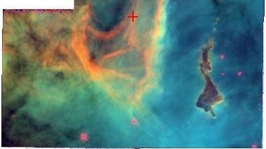 WFPC2 Anvil (Carina Nebula)